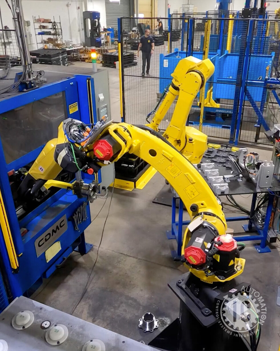 Fully Automated Machining and Inspection Production Line - IC Automation